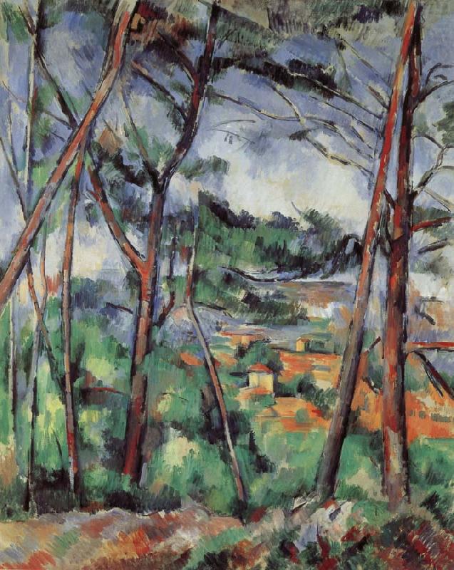 Lanscape near Aix-the Plain of the arc river, Paul Cezanne